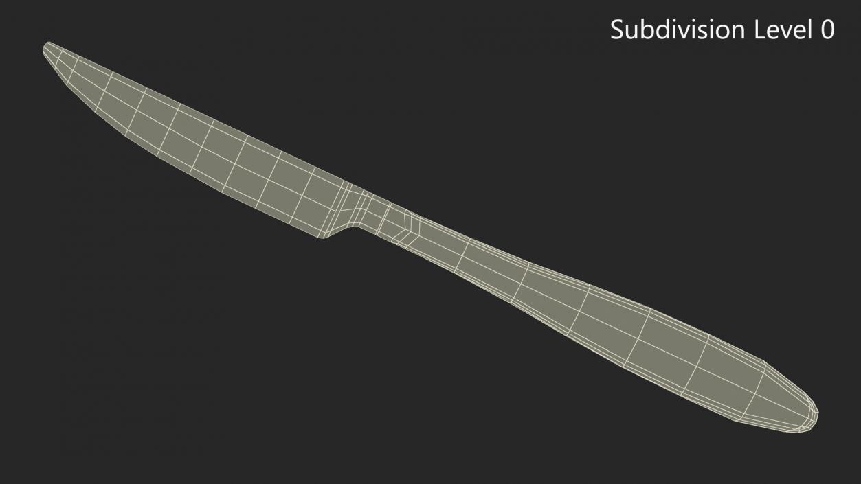 Golden Knife 2 3D model