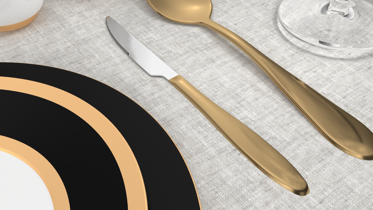 Golden Knife 2 3D model