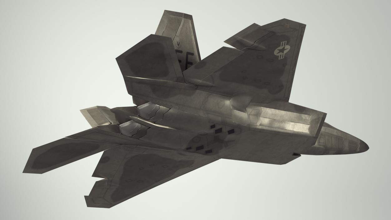 Raptor F 22 Simple Interior 3D