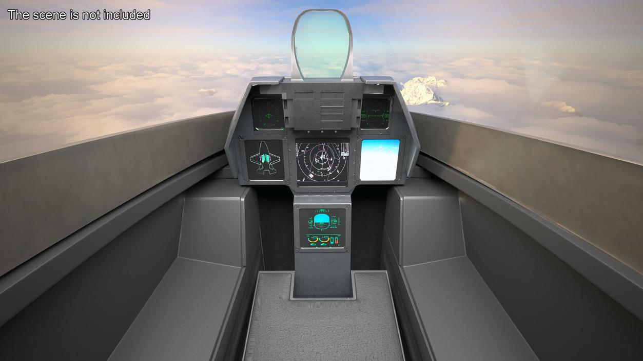 Raptor F 22 Simple Interior 3D