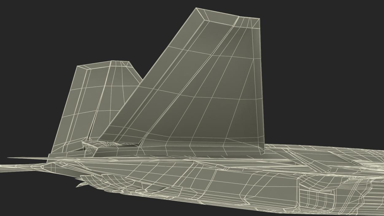 Raptor F 22 Simple Interior 3D