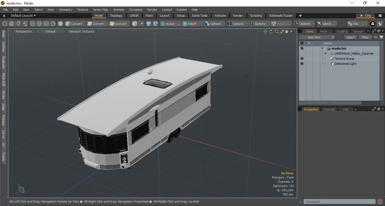 LANDHAUS Hobby Caravan 3D