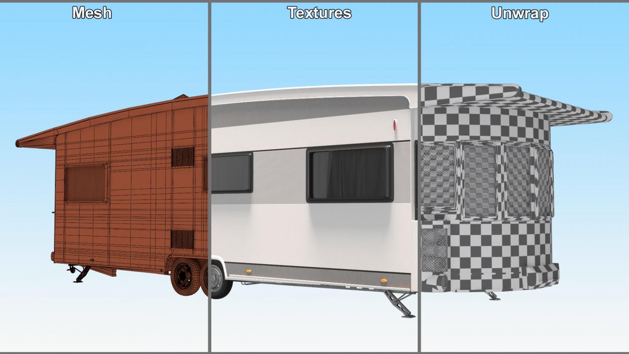 LANDHAUS Hobby Caravan 3D