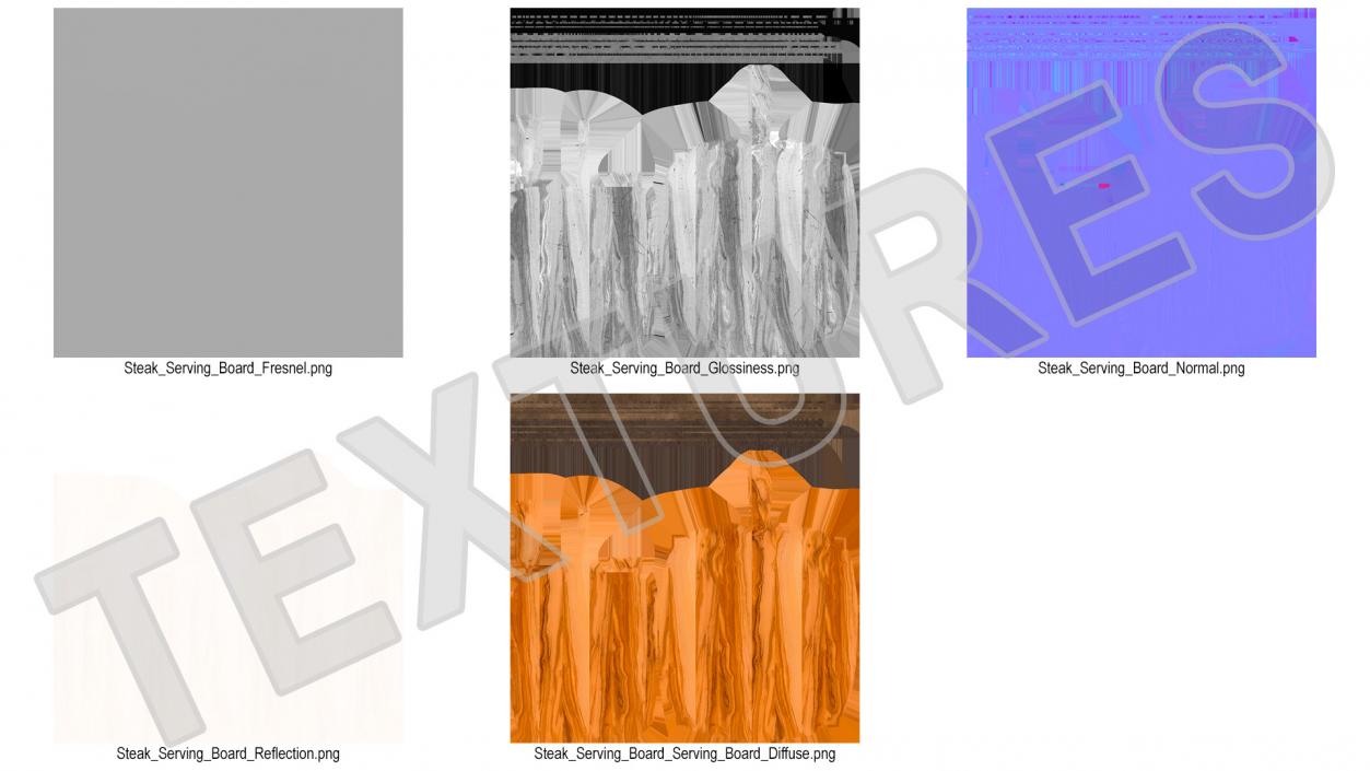 Steak Serving Board 3D model