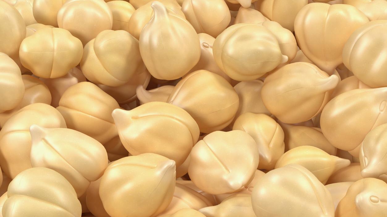 3D Beans and Seeds in a Bowl Collection