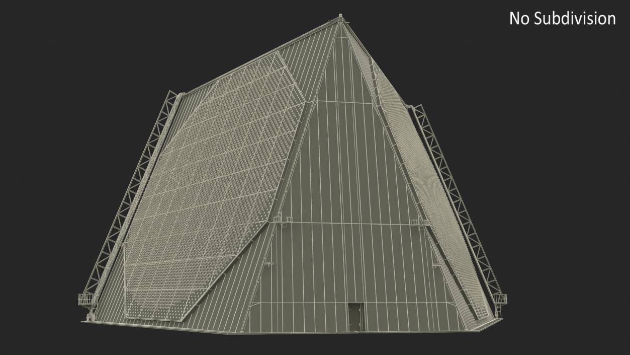 UEWR Early Missile Warning Radar 3D