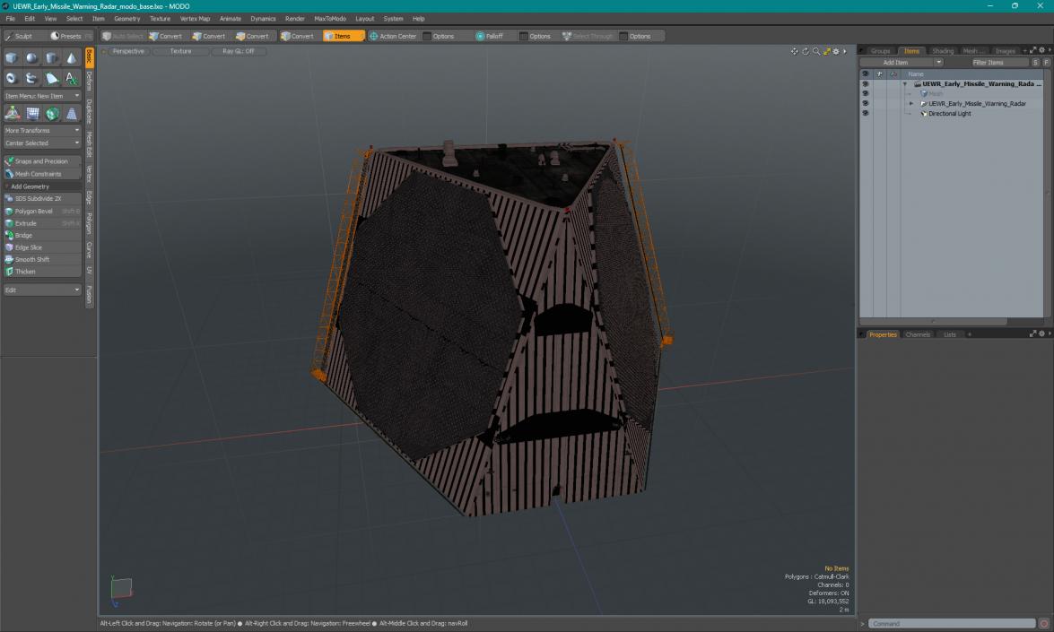 UEWR Early Missile Warning Radar 3D