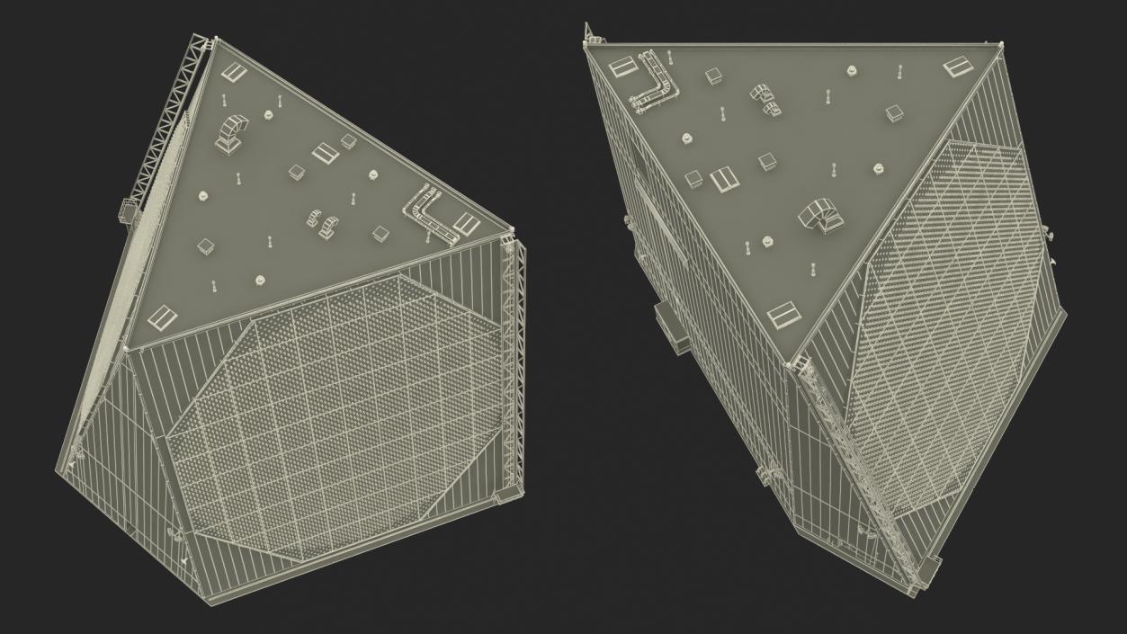 UEWR Early Missile Warning Radar 3D