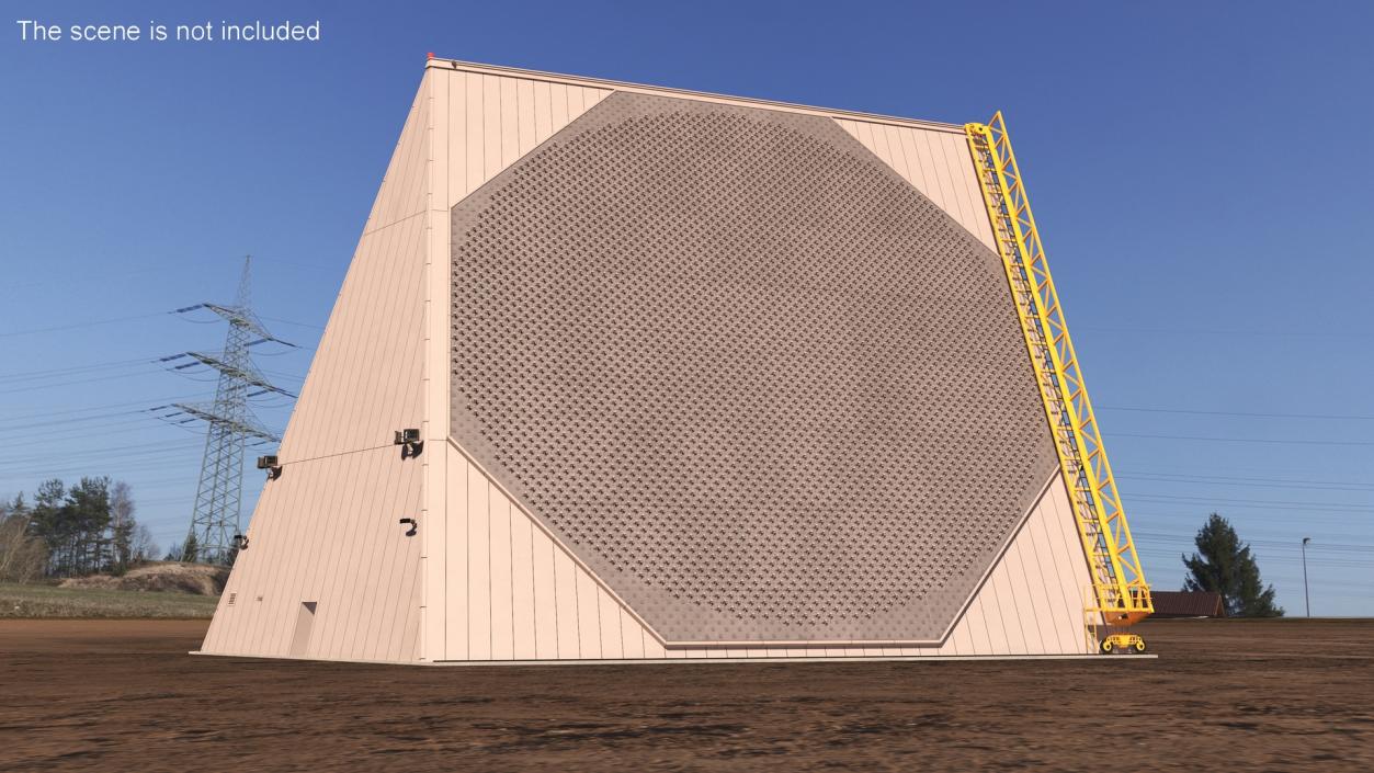 UEWR Early Missile Warning Radar 3D