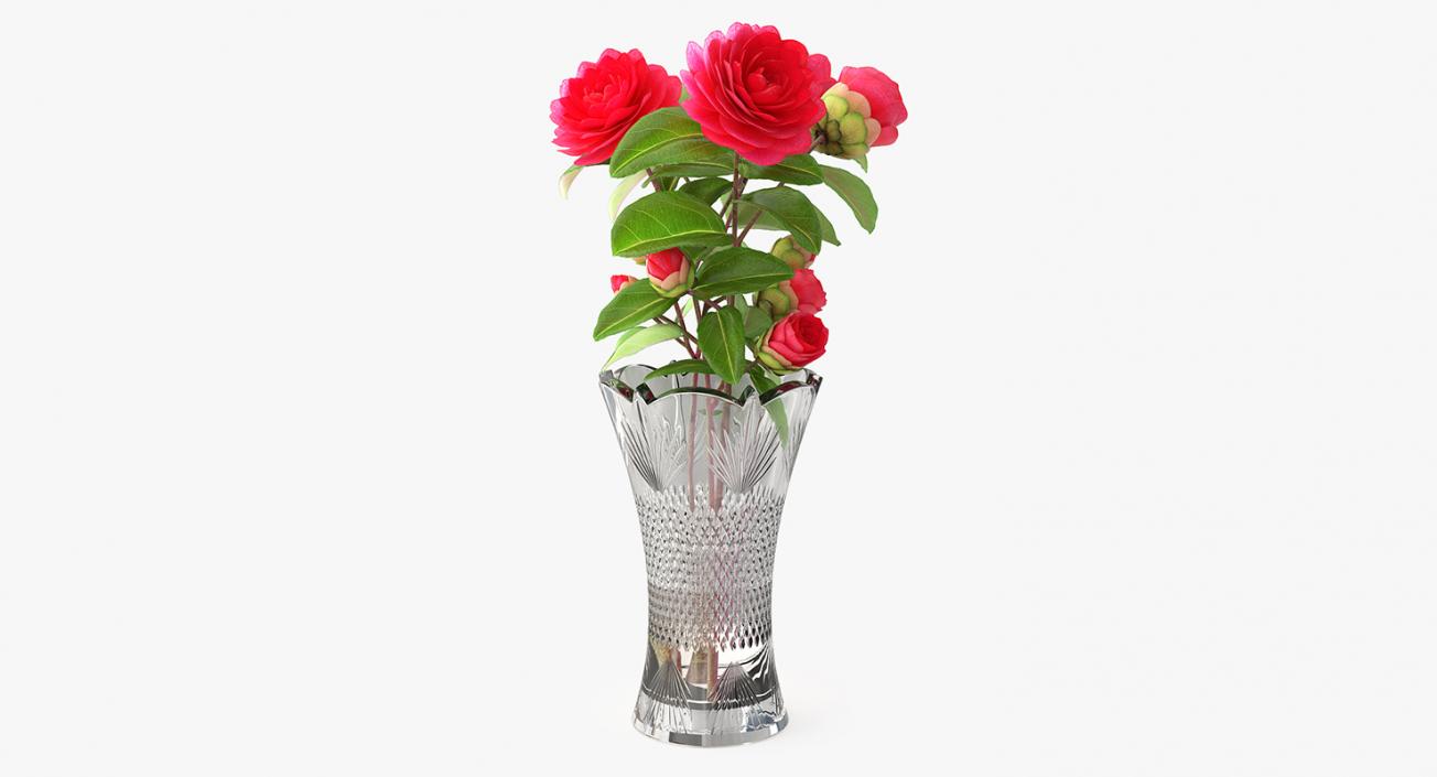 Flower Bouquet in Vase 3D