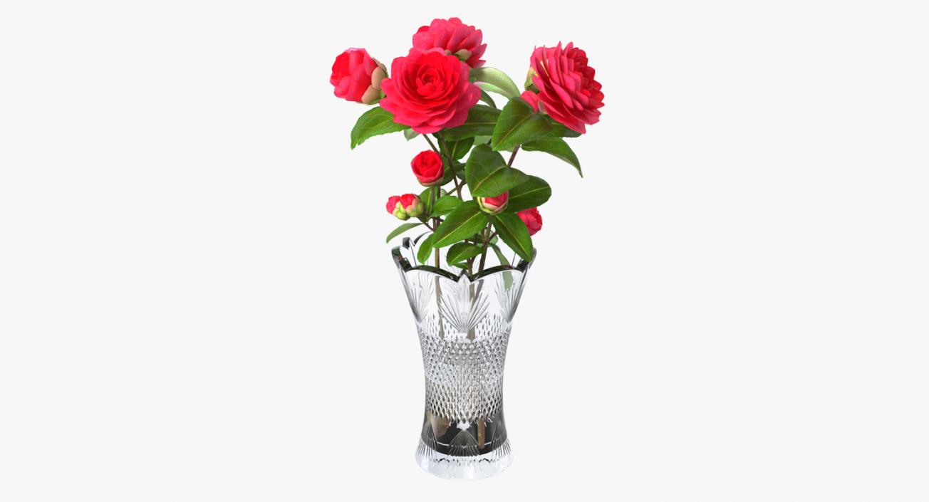 Flower Bouquet in Vase 3D