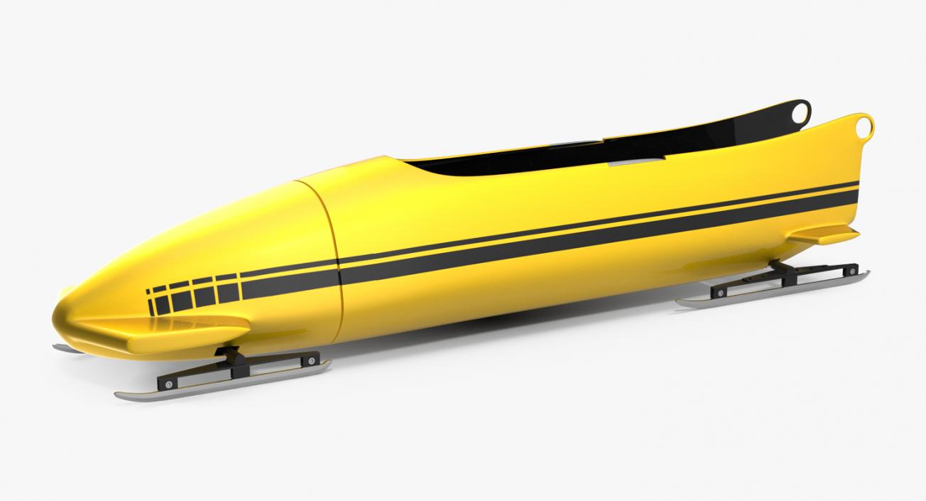 Bobsled Four Person Generic 3D