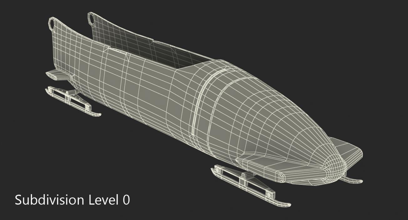 Bobsled Four Person Generic 3D