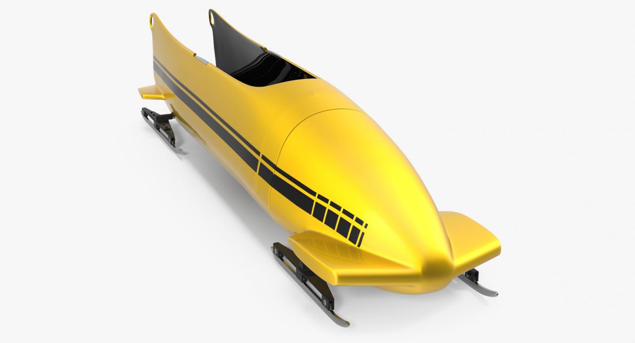 Bobsled Four Person Generic 3D