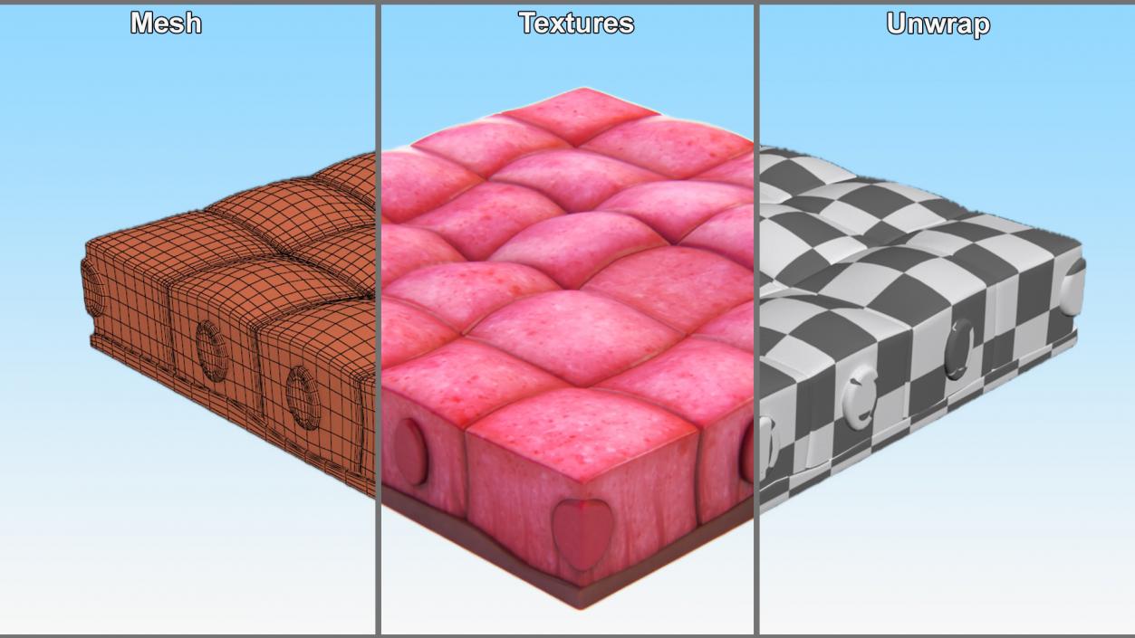 3D Skin Cells Collection 4 model