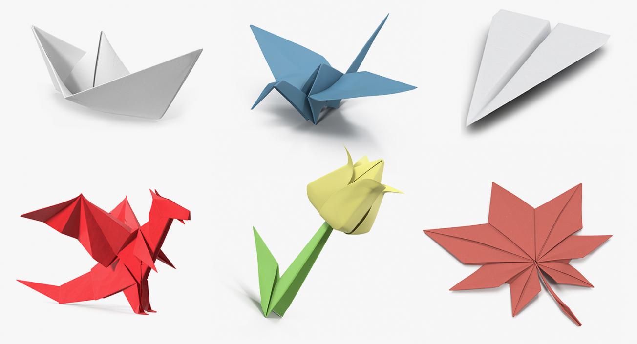 3D Origami Paper Toys Collection 3