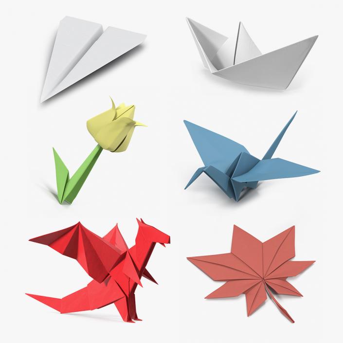 3D Origami Paper Toys Collection 3