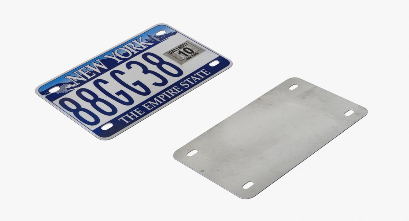 License Plate Collection 3D model