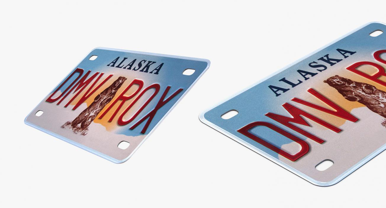 License Plate Collection 3D model