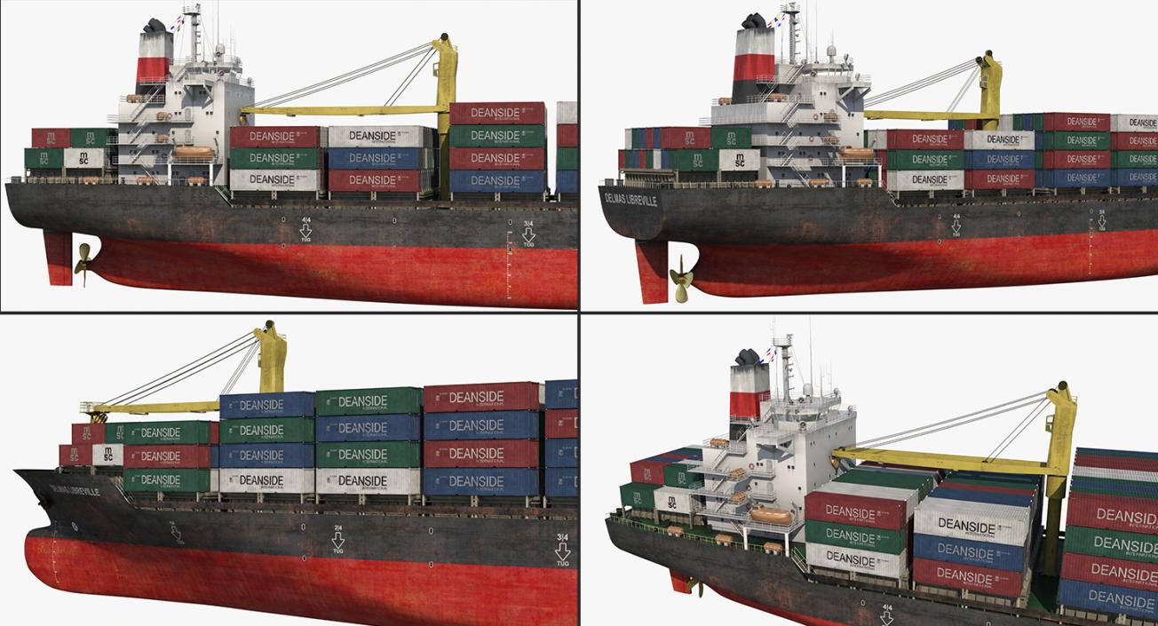 Container Ship 3D model