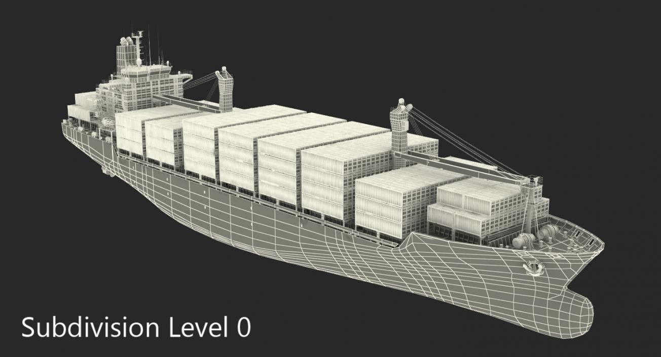 Container Ship 3D model