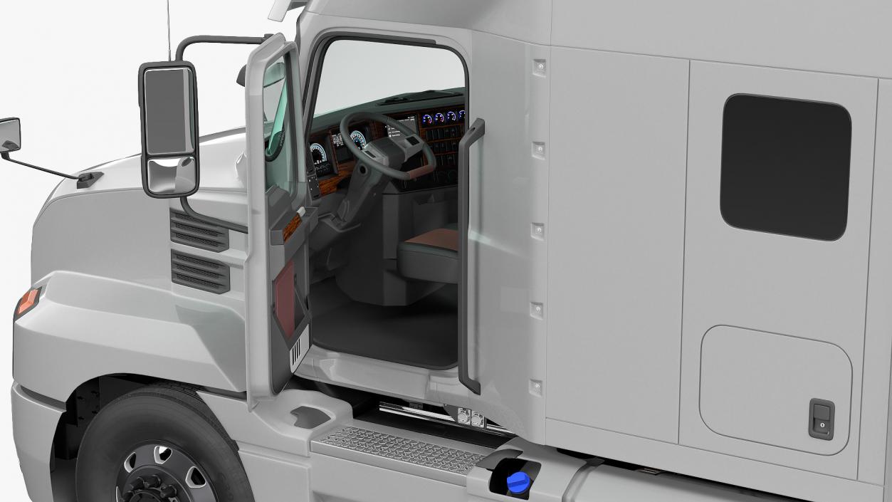 Semi Truck Generic Simple Interior 3D model