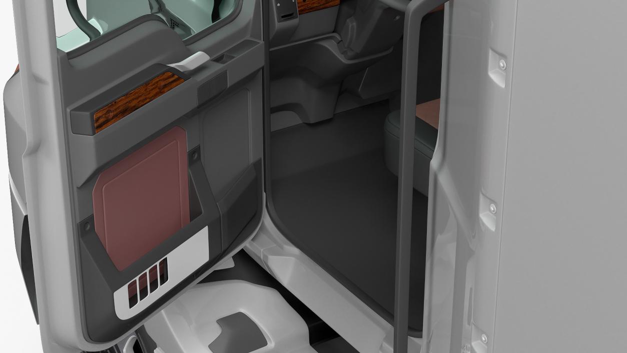 Semi Truck Generic Simple Interior 3D model