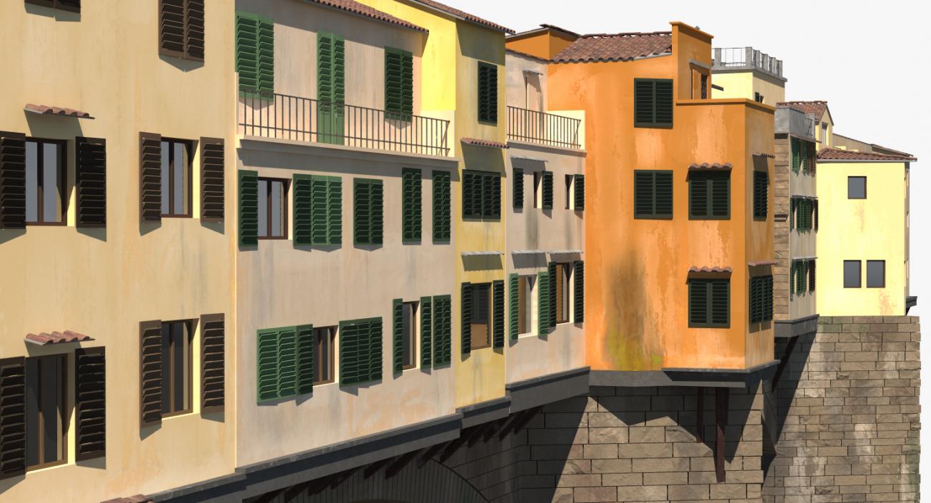 Ponte Vecchio Bridge Florence 3D model