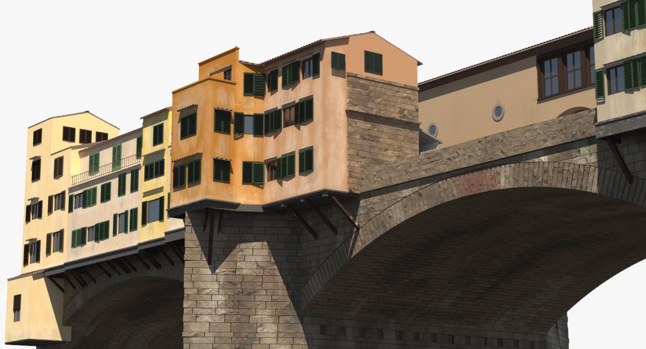 Ponte Vecchio Bridge Florence 3D model