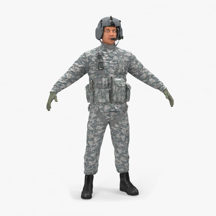 US Helicopter Pilot Camo 3D model