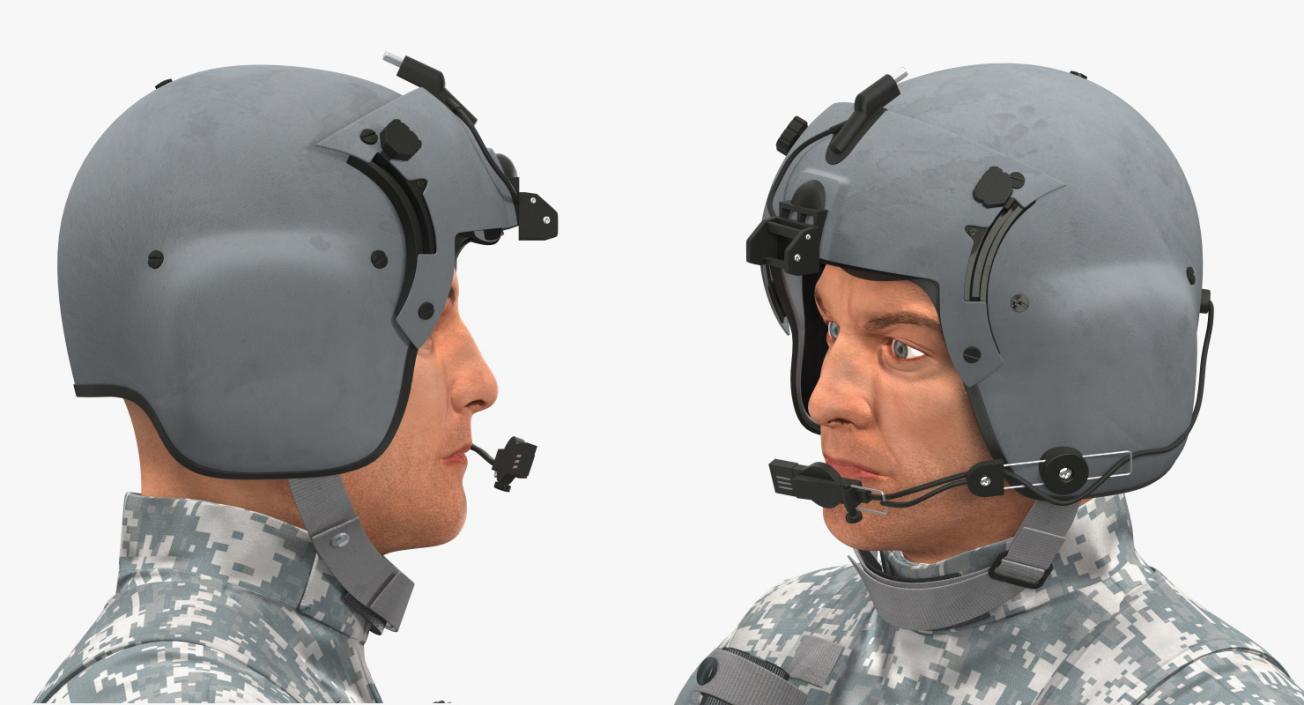 US Helicopter Pilot Camo 3D model