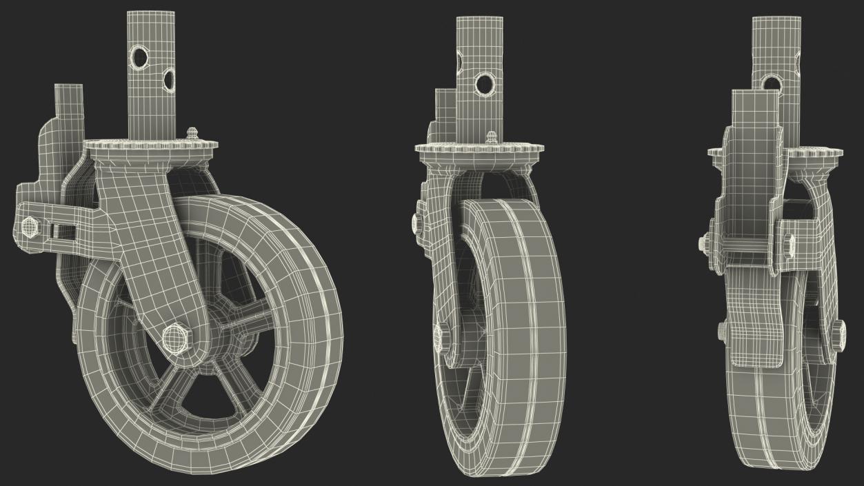 3D Heavy Duty Scaffold Caster