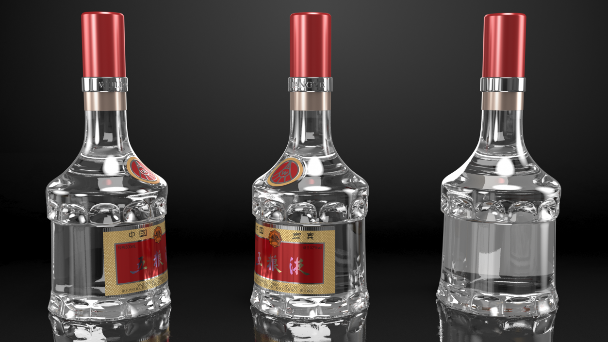 Wuliangye Chinese Baijiu 3D model