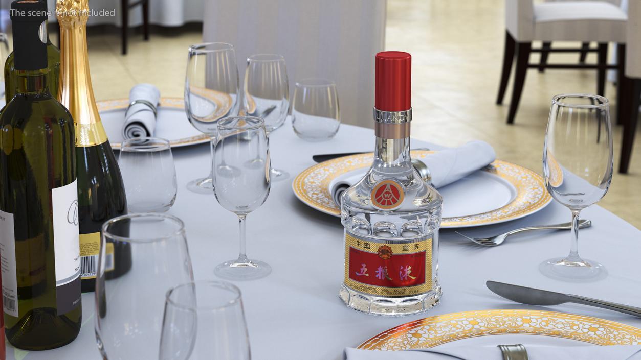 Wuliangye Chinese Baijiu 3D model