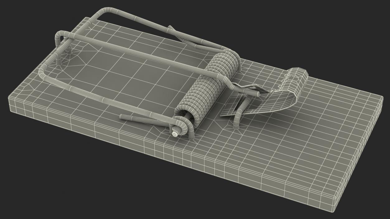 Victor Metal Pedal Mouse Trap 3D model