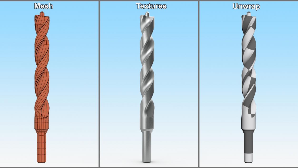 3D Steel HSS Pilot Point Drill Bit