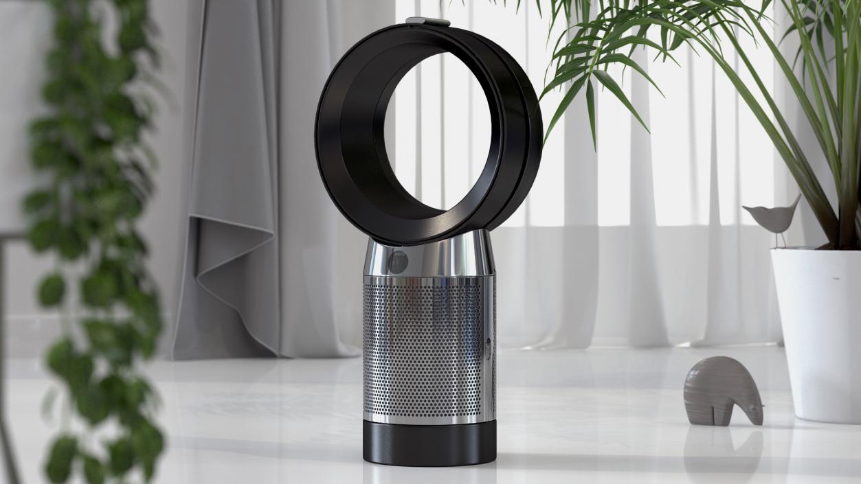 3D model Dyson Pure Cool DP04 Purifying Fan Black