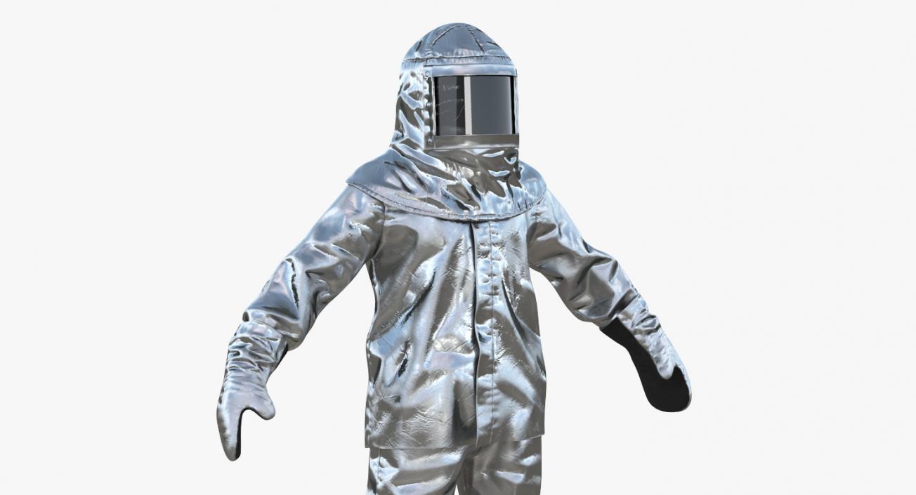 3D model Aluminized Chemical Protective Suit