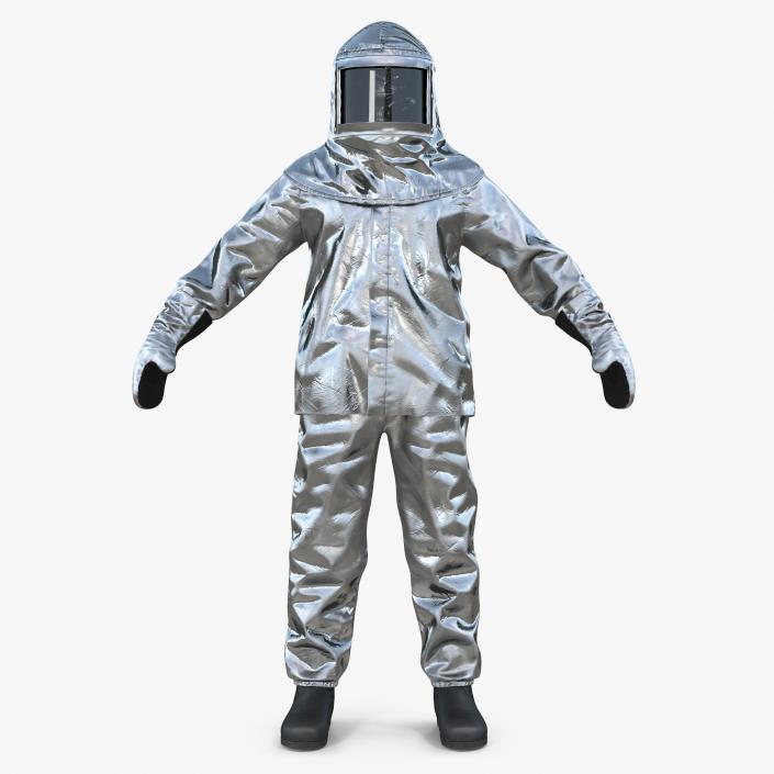 3D model Aluminized Chemical Protective Suit