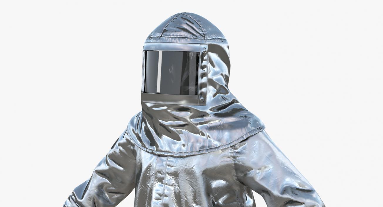 3D model Aluminized Chemical Protective Suit