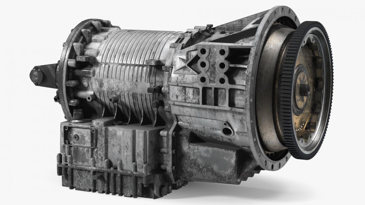 3D Old Transmission for Truck