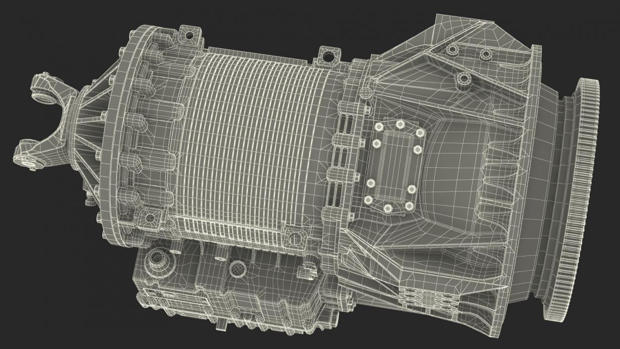 3D Old Transmission for Truck