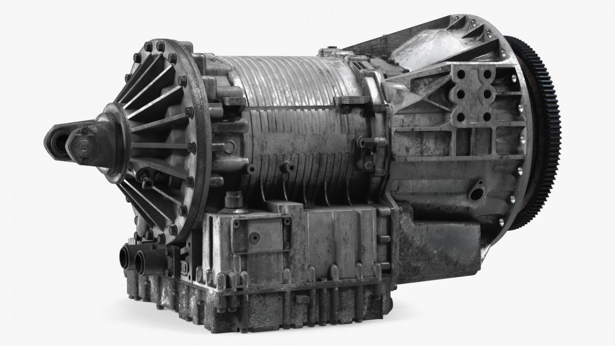 3D Old Transmission for Truck