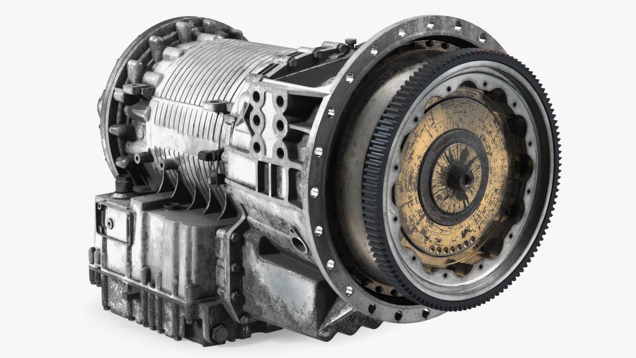 3D Old Transmission for Truck