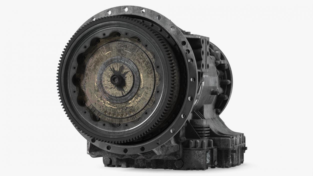 3D Old Transmission for Truck