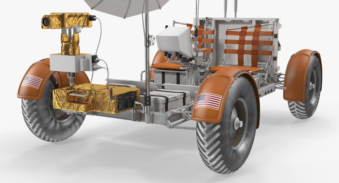 3D model Lunar Roving Vehicle from Apollo 15