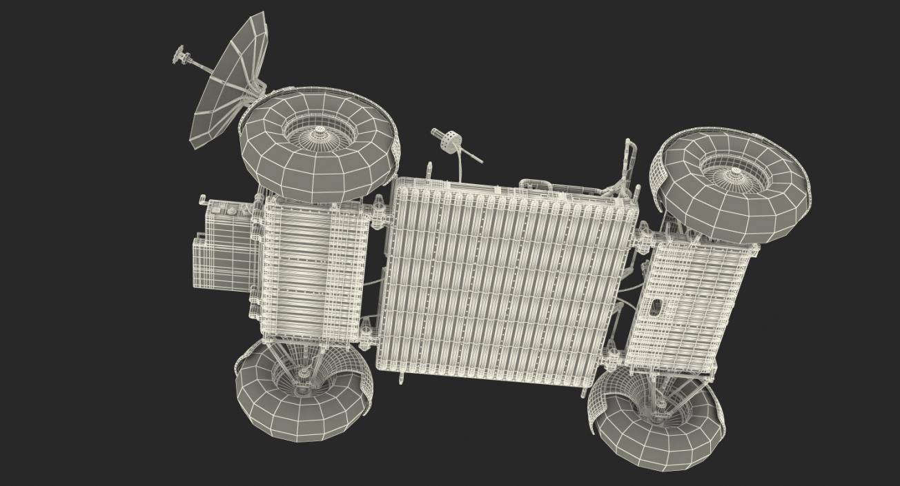 3D model Lunar Roving Vehicle from Apollo 15