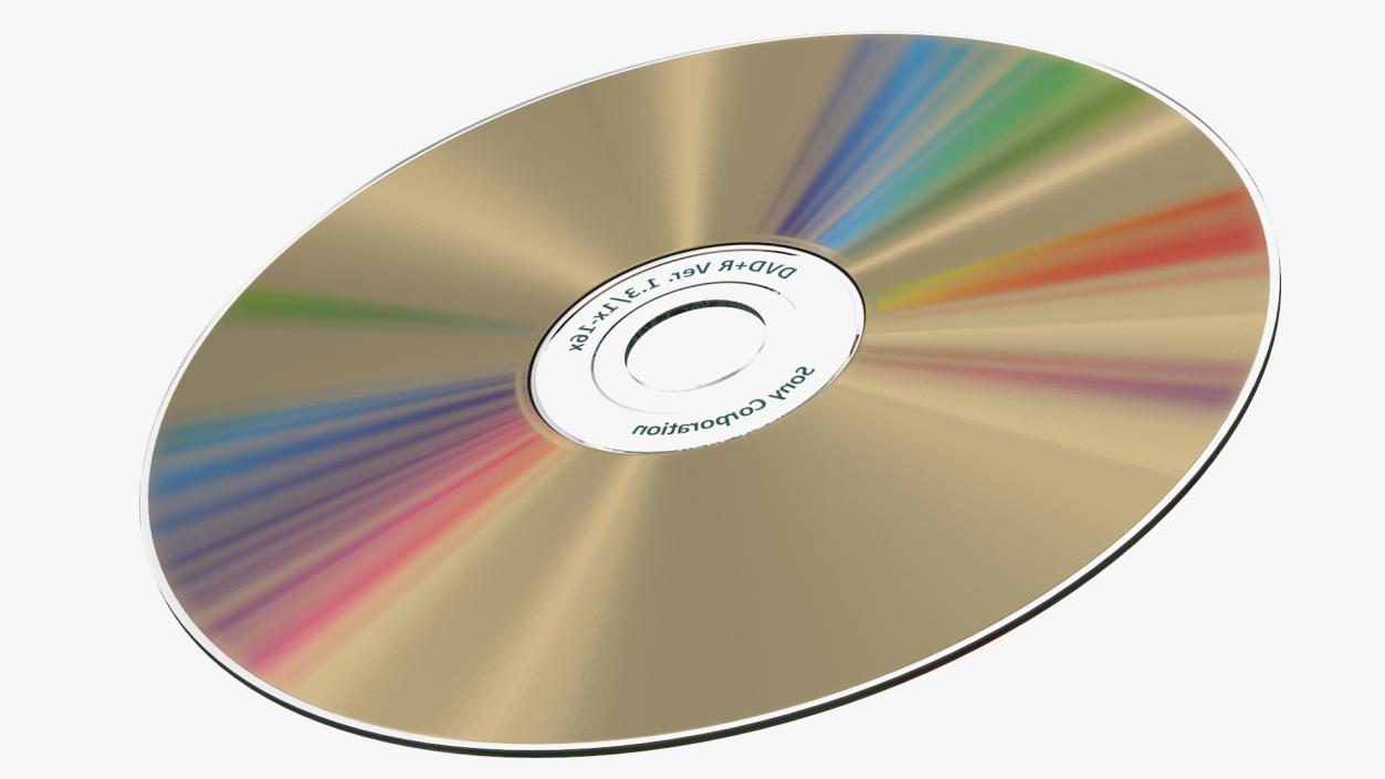 3D model Sony DVD R Disc