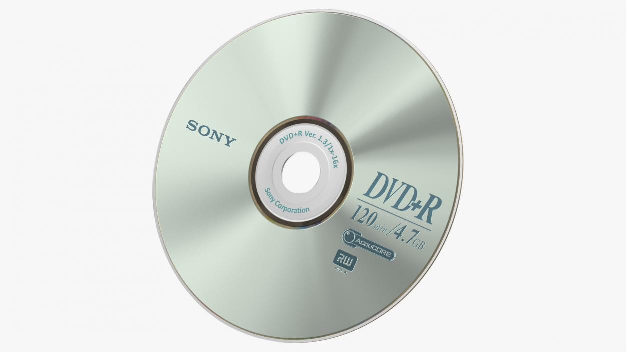 3D model Sony DVD R Disc