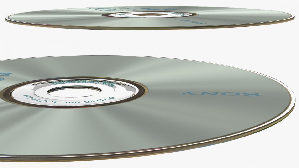 3D model Sony DVD R Disc